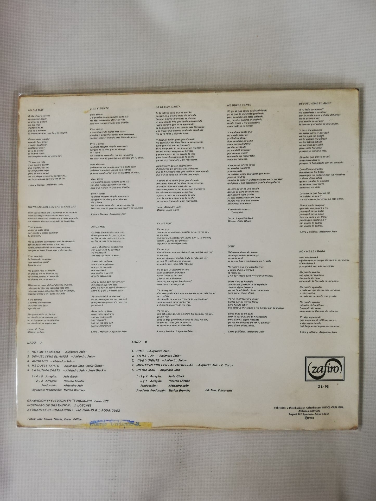 LP JUAN BAU - CON MIS CINCO SENTIDOS