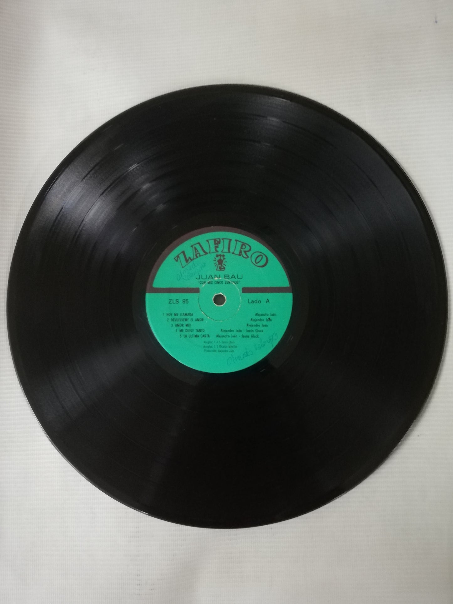 LP JUAN BAU - CON MIS CINCO SENTIDOS