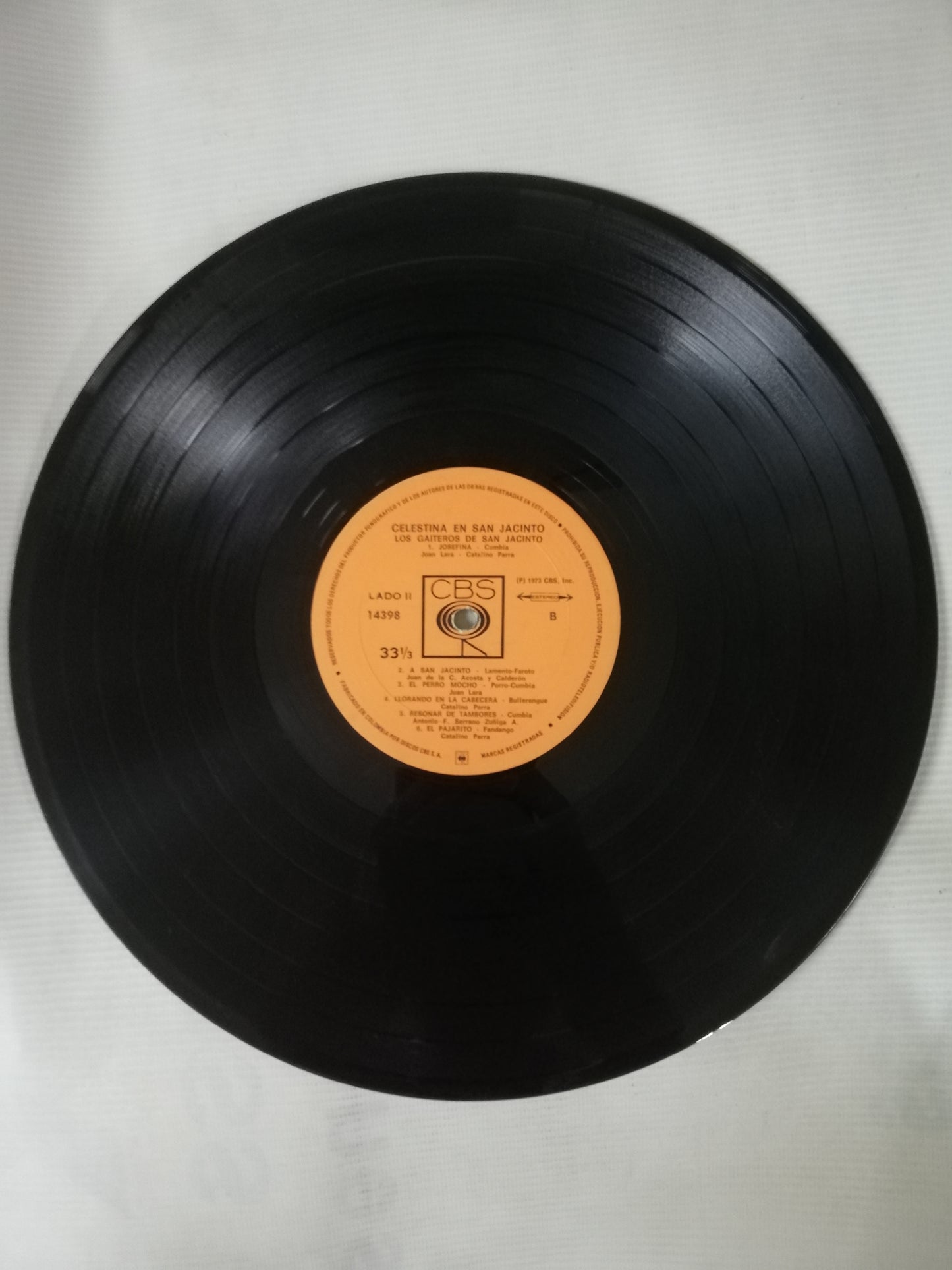 LP LOS GAITEROS DE SAN JACINTO - CELESTINA EN SAN JACINTO