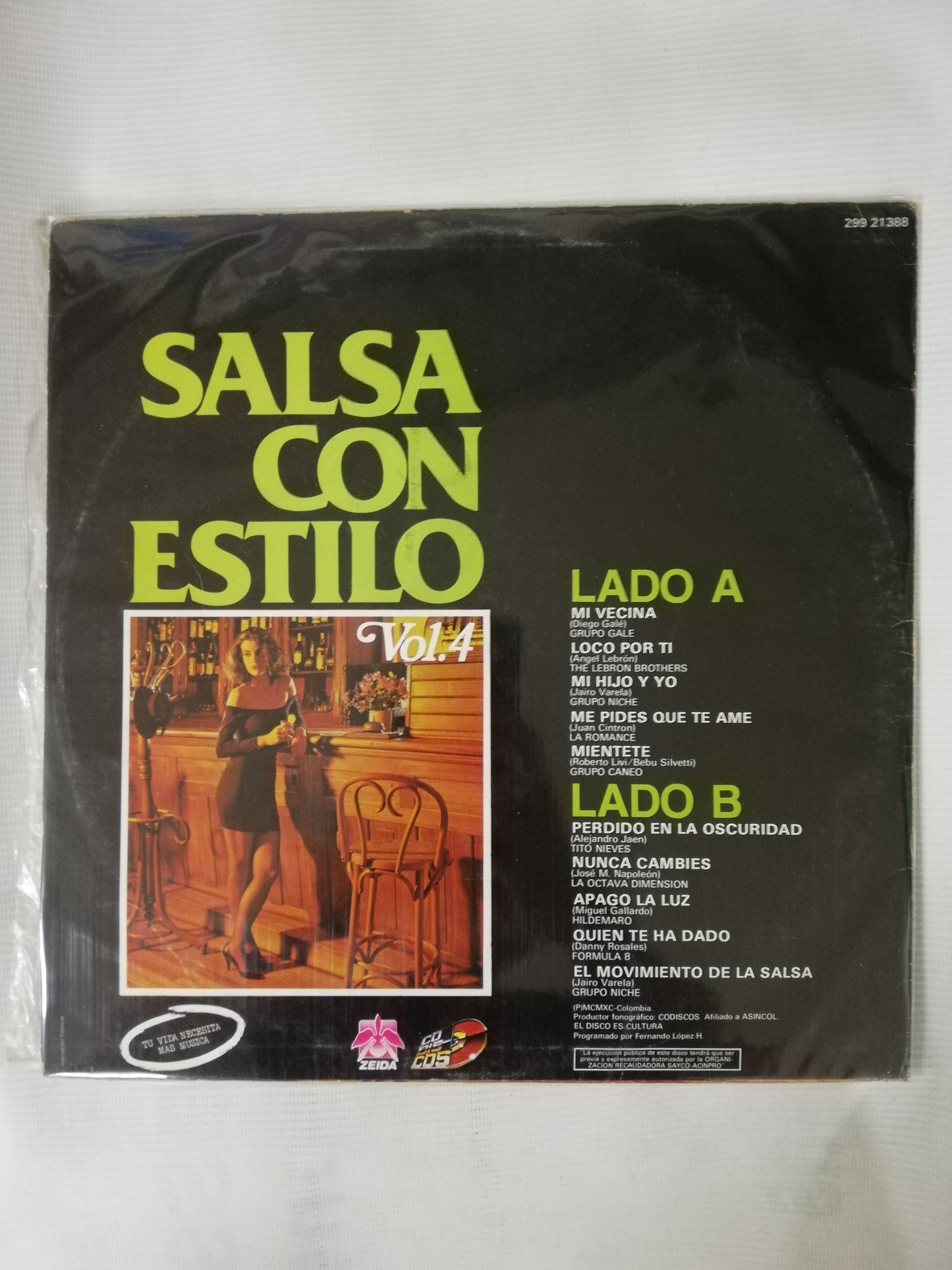 LP SALSA CON ESTILO - SALSA CON ESTILO VOL. 4