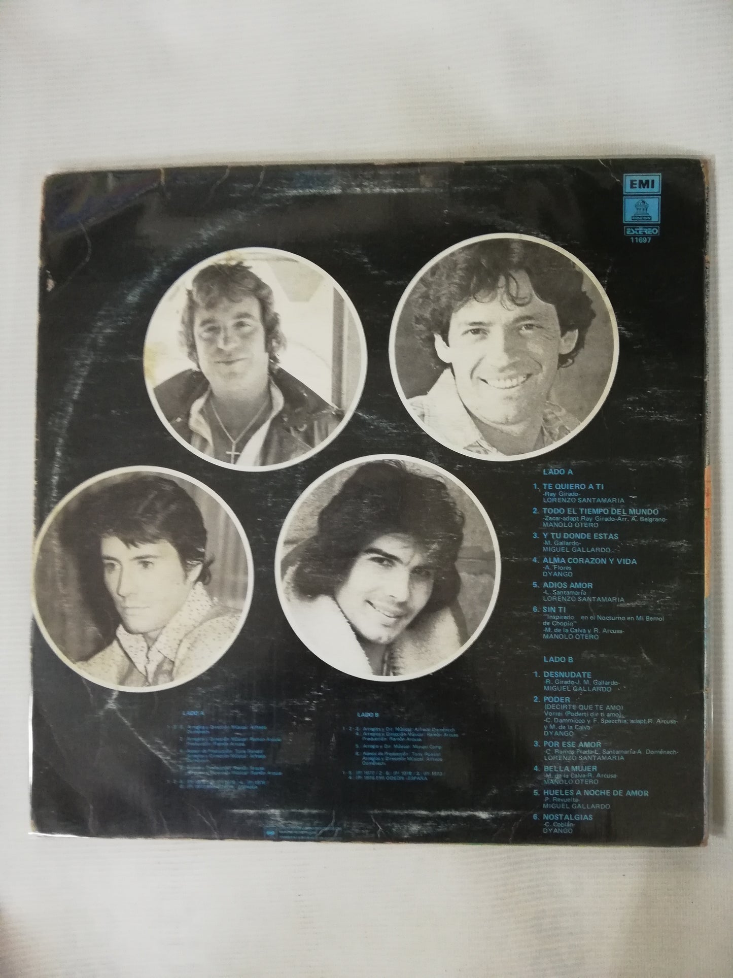 LP LORENZO SANTAMARIA - MIGUEL GALLARDO - DYANGO - MANOLO OTERO - CUATRO GRANDES DE ESPAÑA