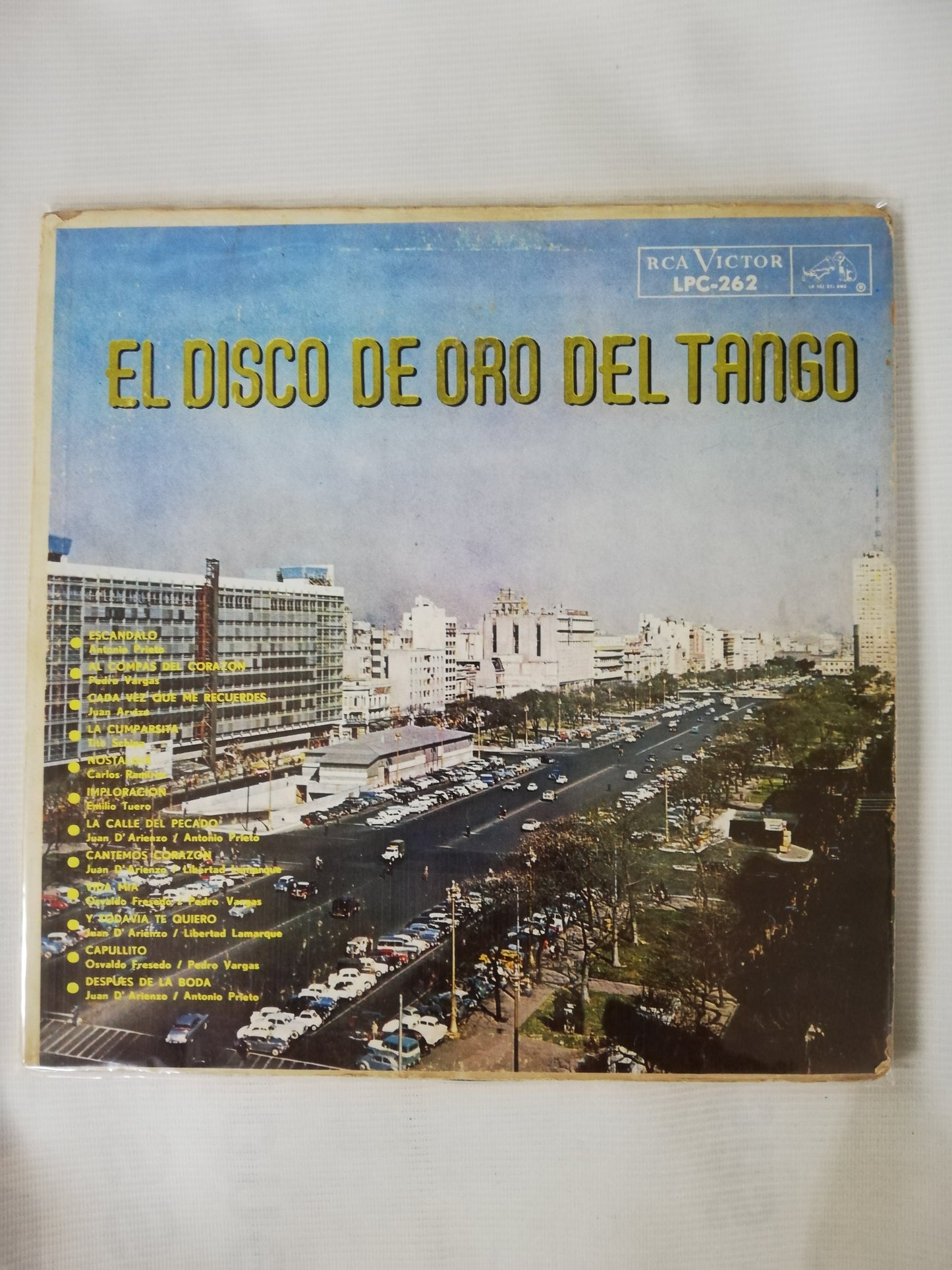 LP EL DISCO DE ORO DEL TANGO - VARIOS INTÉRPRETES