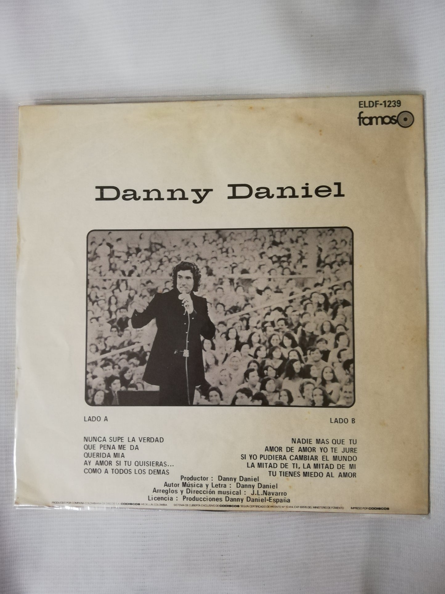 LP DANNY DANIEL - NUNCA SUPE LA VERDAD