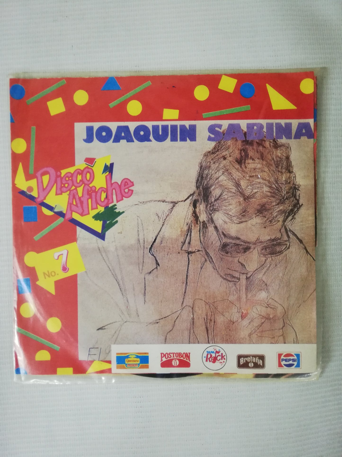 VINILO JOAQUIN SABINA - BESOS EN LA FRENTE / UNA DE ROMANOS