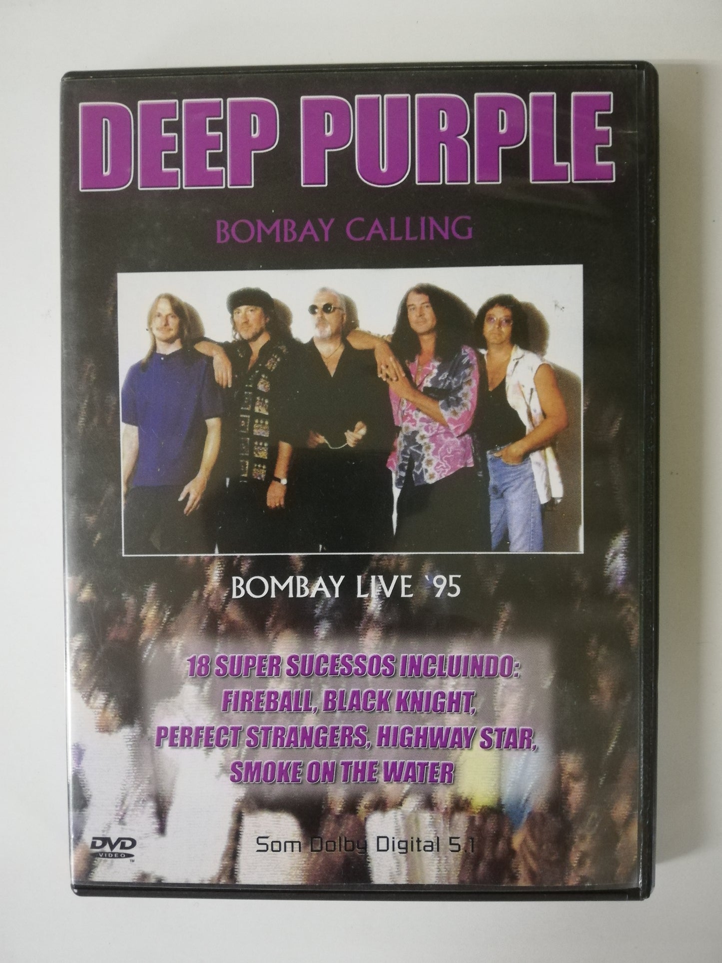 DVD DEEP PURPLE - BOMBAY CALLING - BOMBAY LIVE ´95
