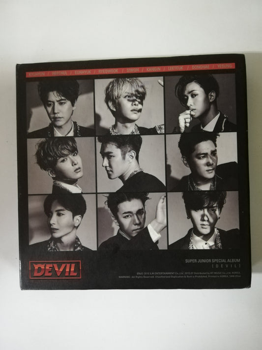 CD SUPER JUNIOR - DEVIL