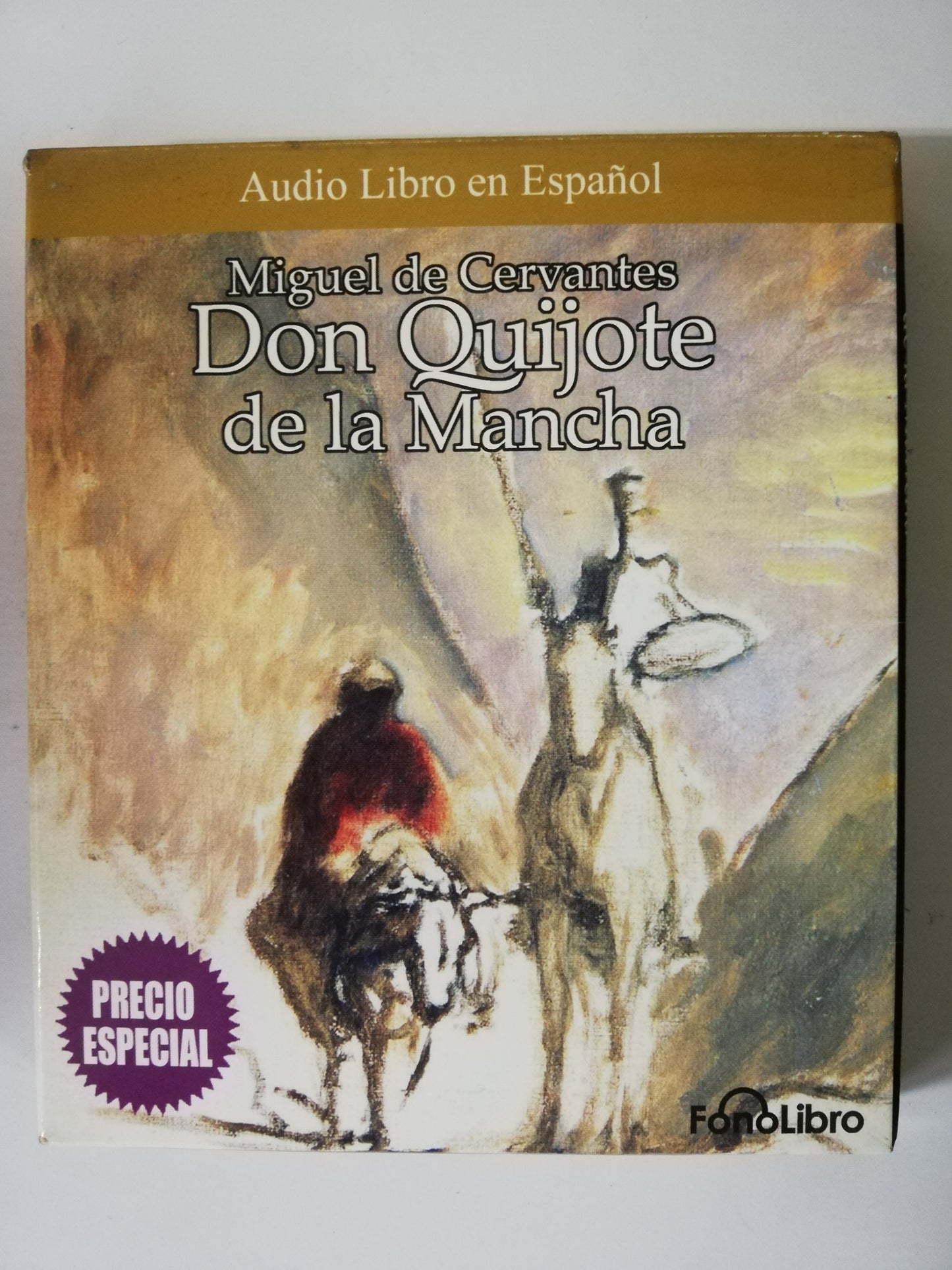 CD DON QUIJOTE DE LA MANCHA - MIGUEL DE CERVANTES - CD X 6