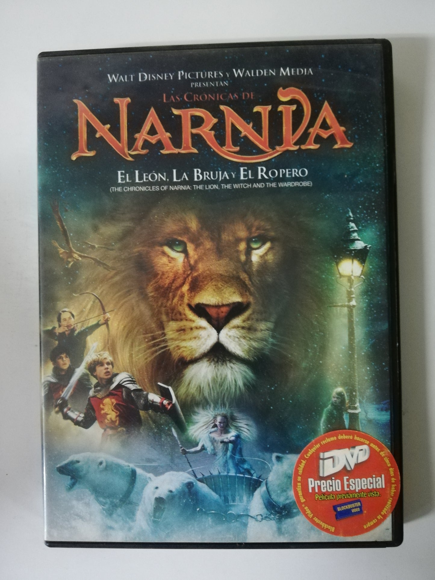 DVD LAS CRÓNICAS DE NARNIA - EL LEÓN, LA BRUJA Y EL ROPERO