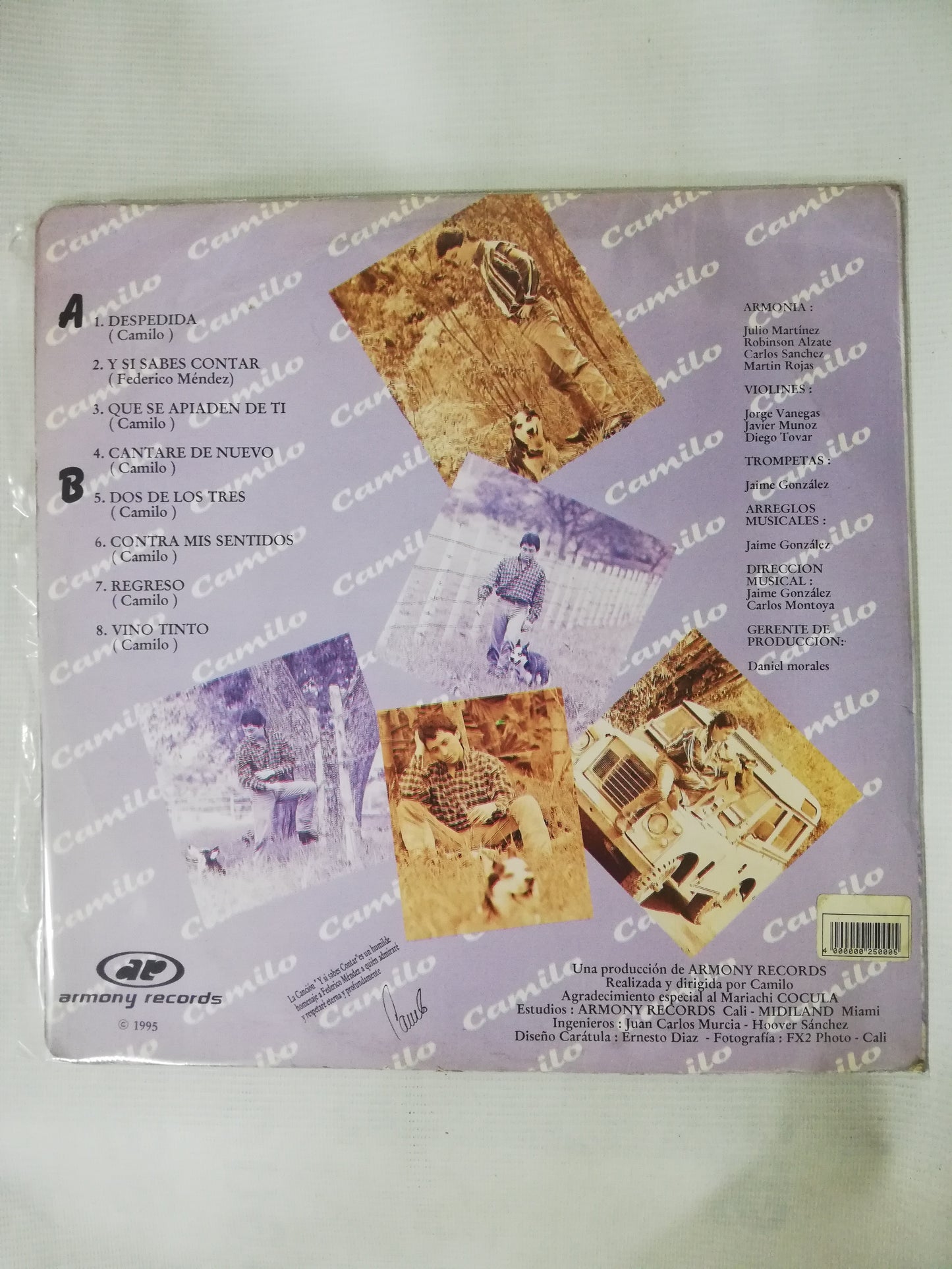 LP CAMILO - CANTARÉ DE NUEVO