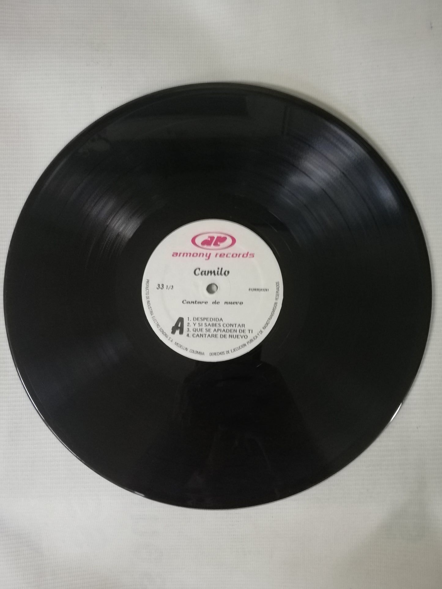 LP CAMILO - CANTARÉ DE NUEVO