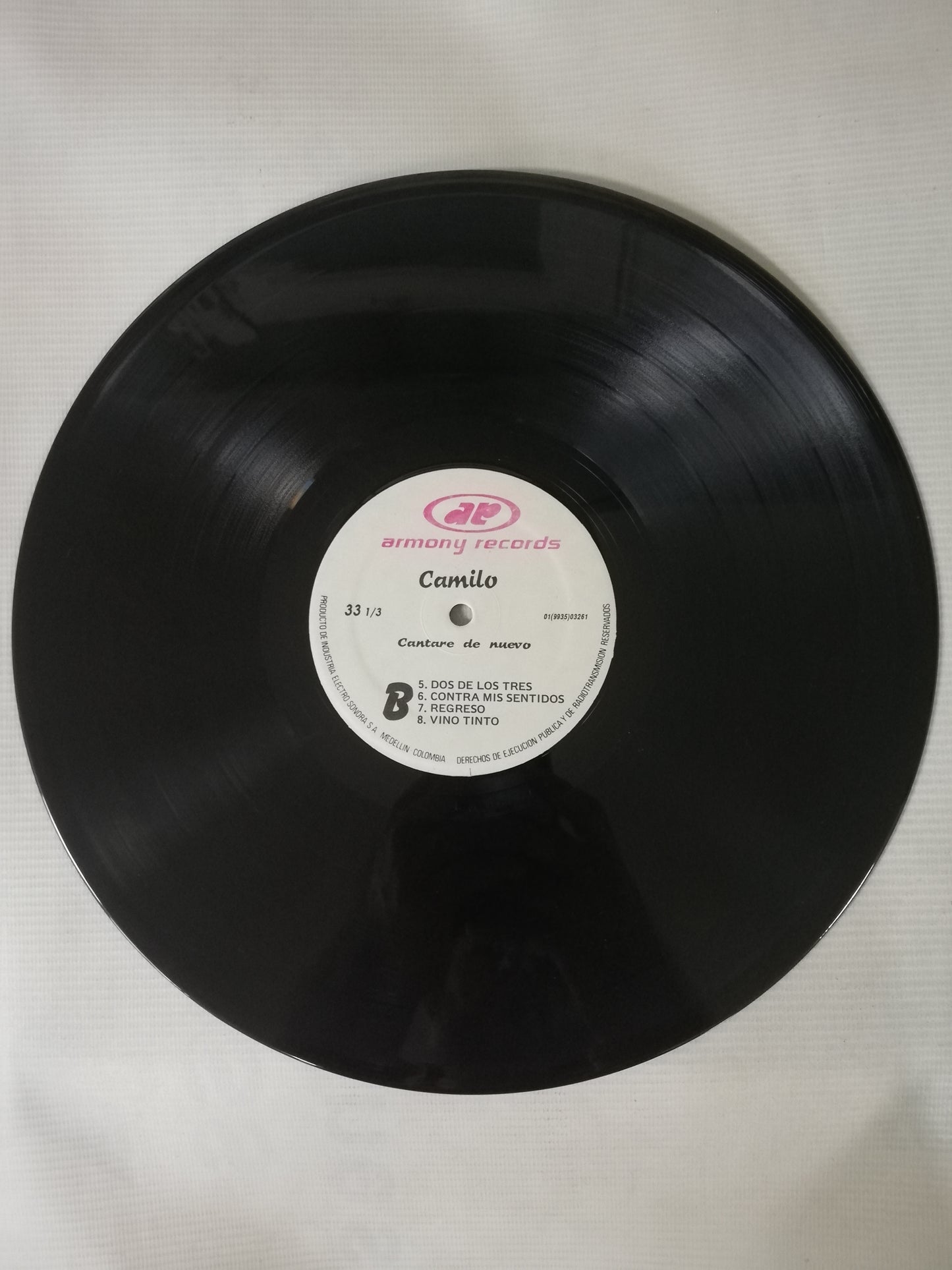 LP CAMILO - CANTARÉ DE NUEVO
