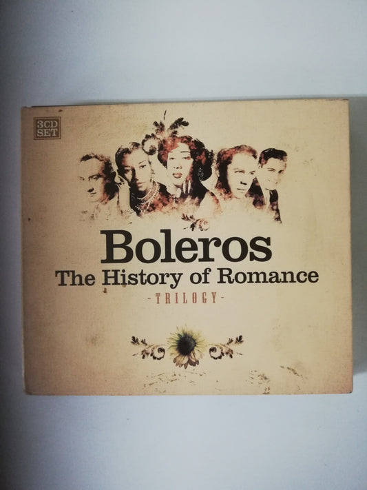 CD BOLEROS - THE HISTORY OF ROMANCE - CD X 3