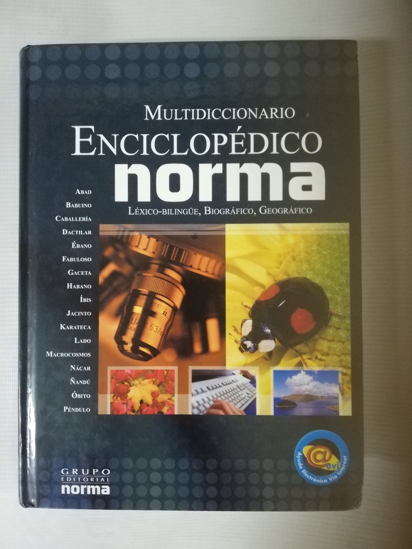 MULTIDICCIONARIO ENCICLOPÉDICO NORMA - LÉXICO-BILINGÜE, BIOGRÁFICO, GEOGRÁFICO - 3 TOMOS