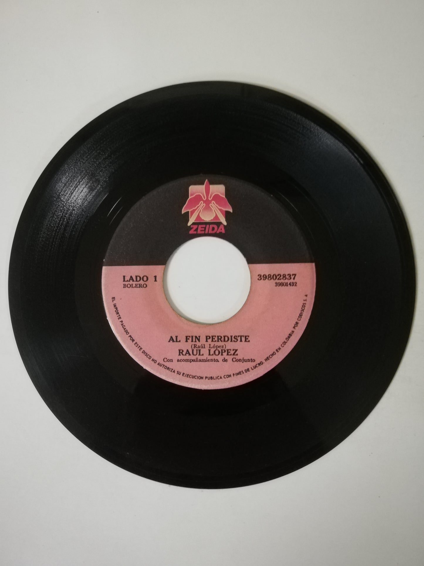 VINILO RAUL LOPEZ - AL FIN PERDISTE / COMPRENDEME