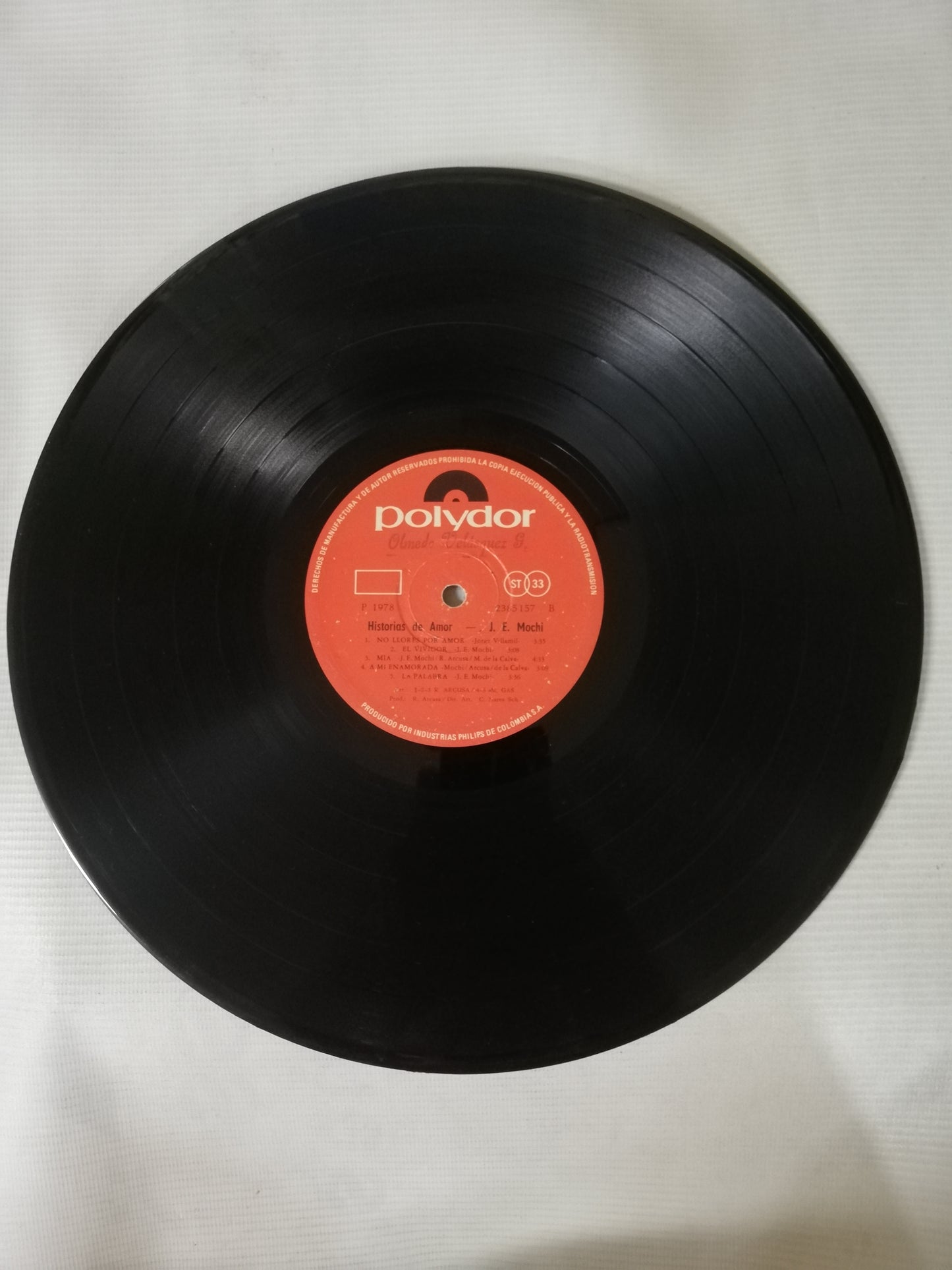 LP JUAN ERASMO MOCHI - HISTORIA DE AMOR