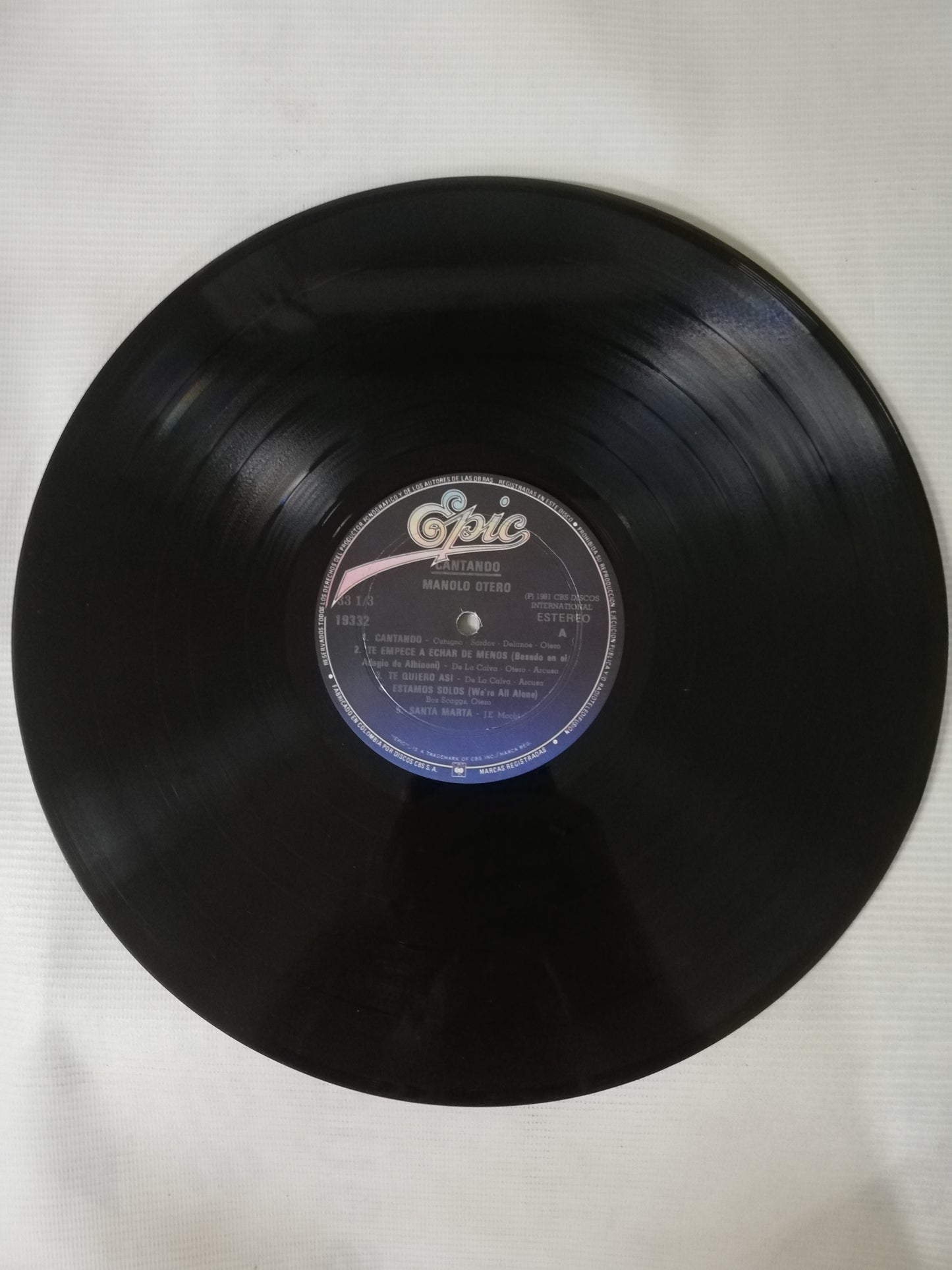 LP MANOLO OTERO - CANTANDO