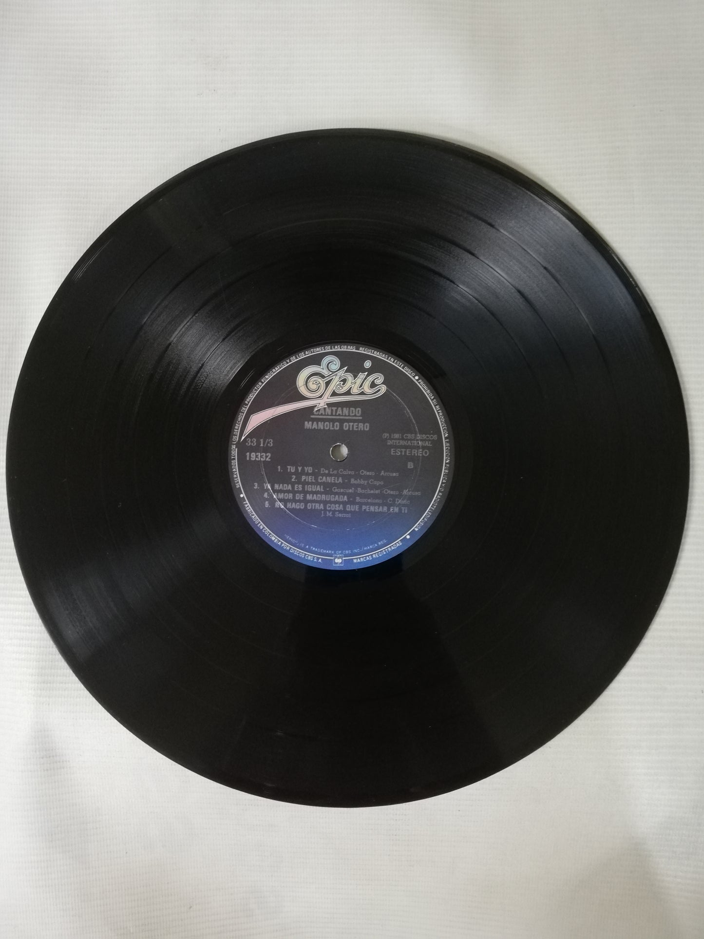 LP MANOLO OTERO - CANTANDO