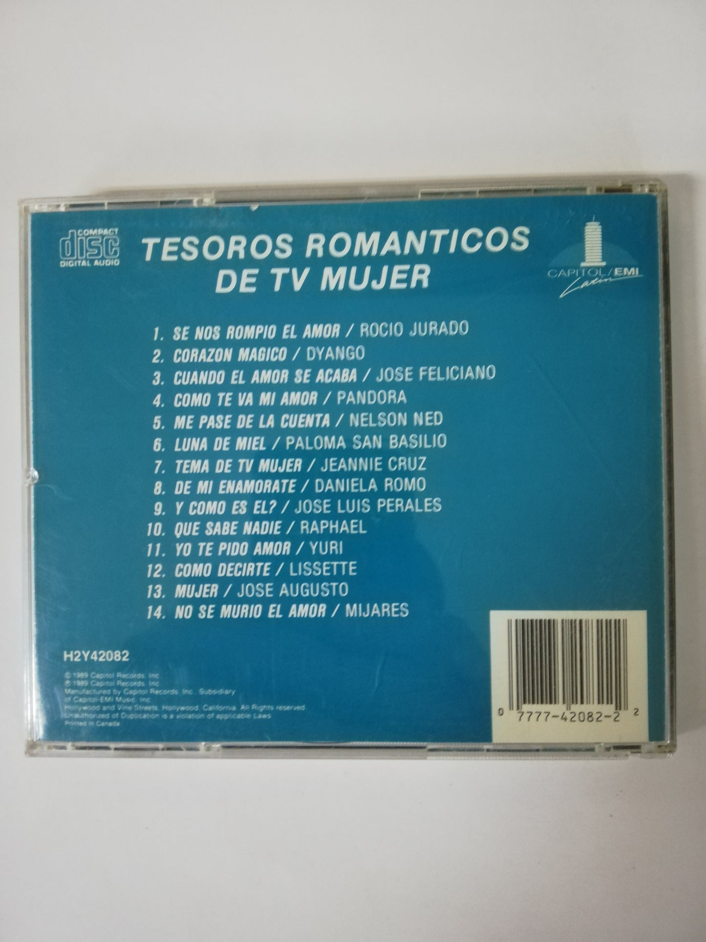 CD TESOROS ROMÁNTICOS DE TV MUJER - VARIOS INTÉRPRETES