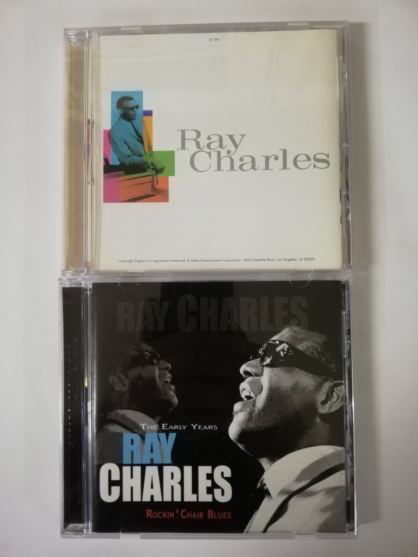 CD RAY CHARLES - GEORGIA ON MY MIND - ROCKIN´ CHAIR BLUES - CD X 2