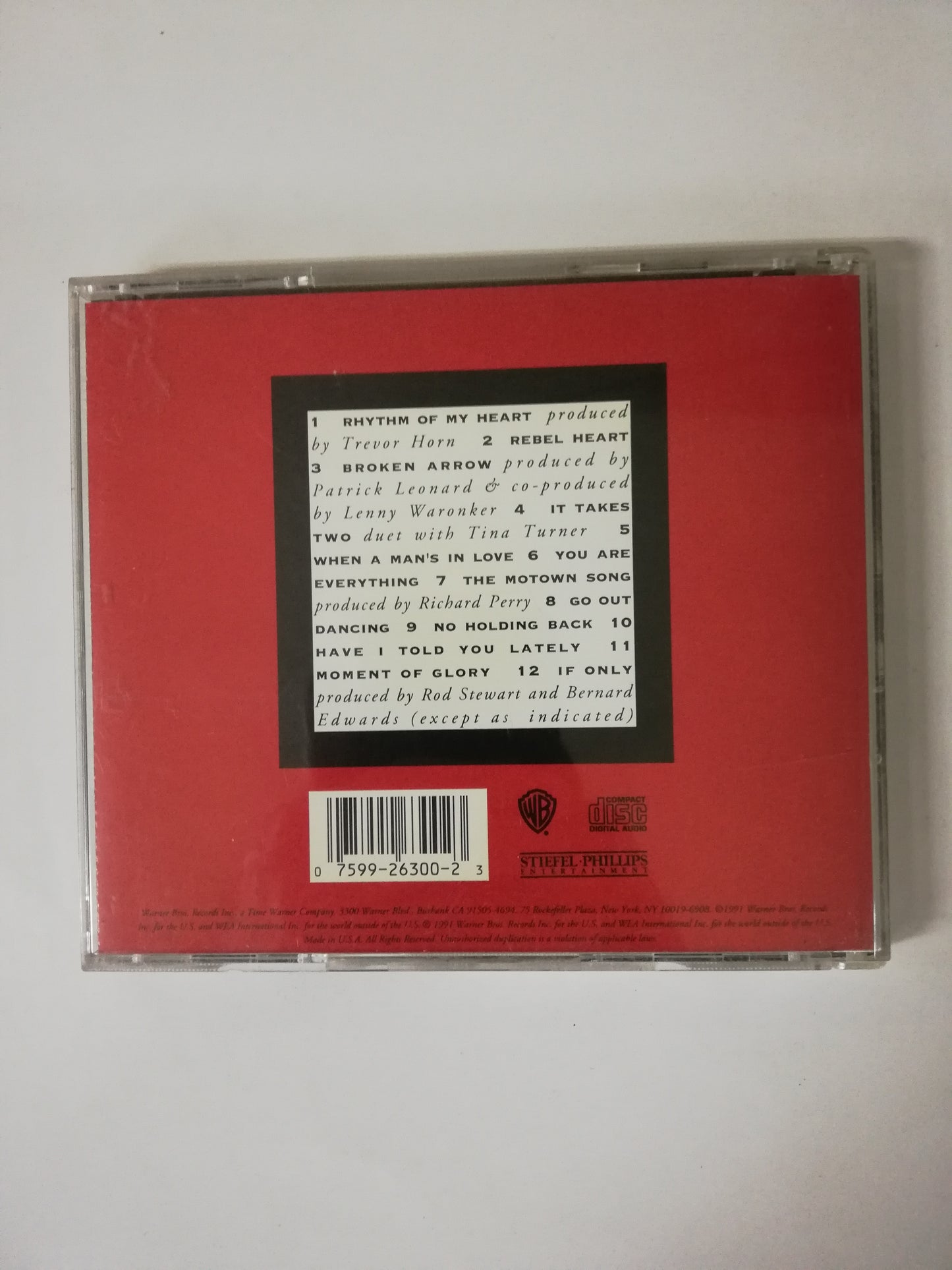 CD ROD STEWART - VAGABOND HEART