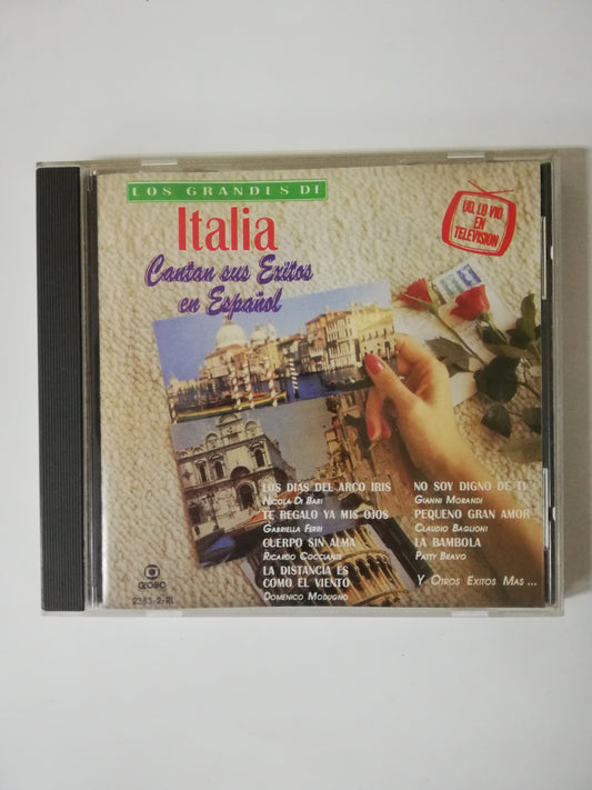 CD LOS GRANDES DE ITALIA CANTAN SUS EXITOS EN ESPAÑOL - VARIOS INTÉRPRETES
