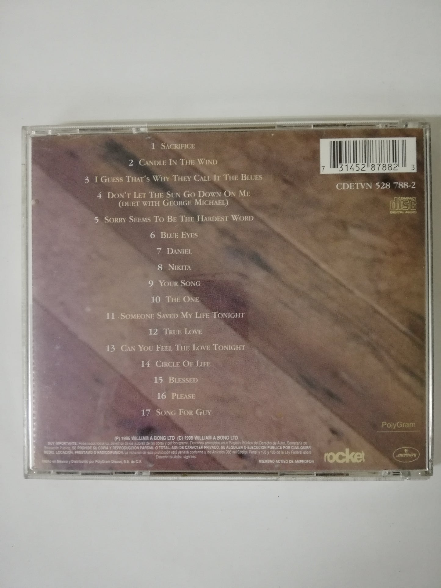 CD ELTON JOHN - LOVE SONGS