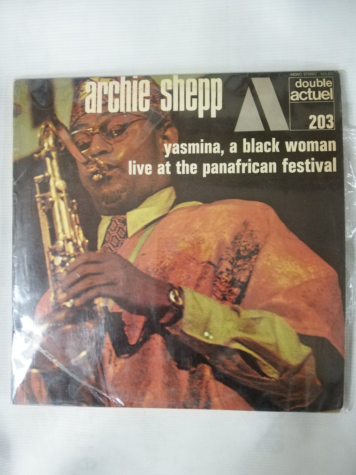 LP ARCHIE SHEPP - YASMINA, A BLACK WOMAN - LIVE AT THE PANAFRICAN FESTIVAL - VINYL X 2
