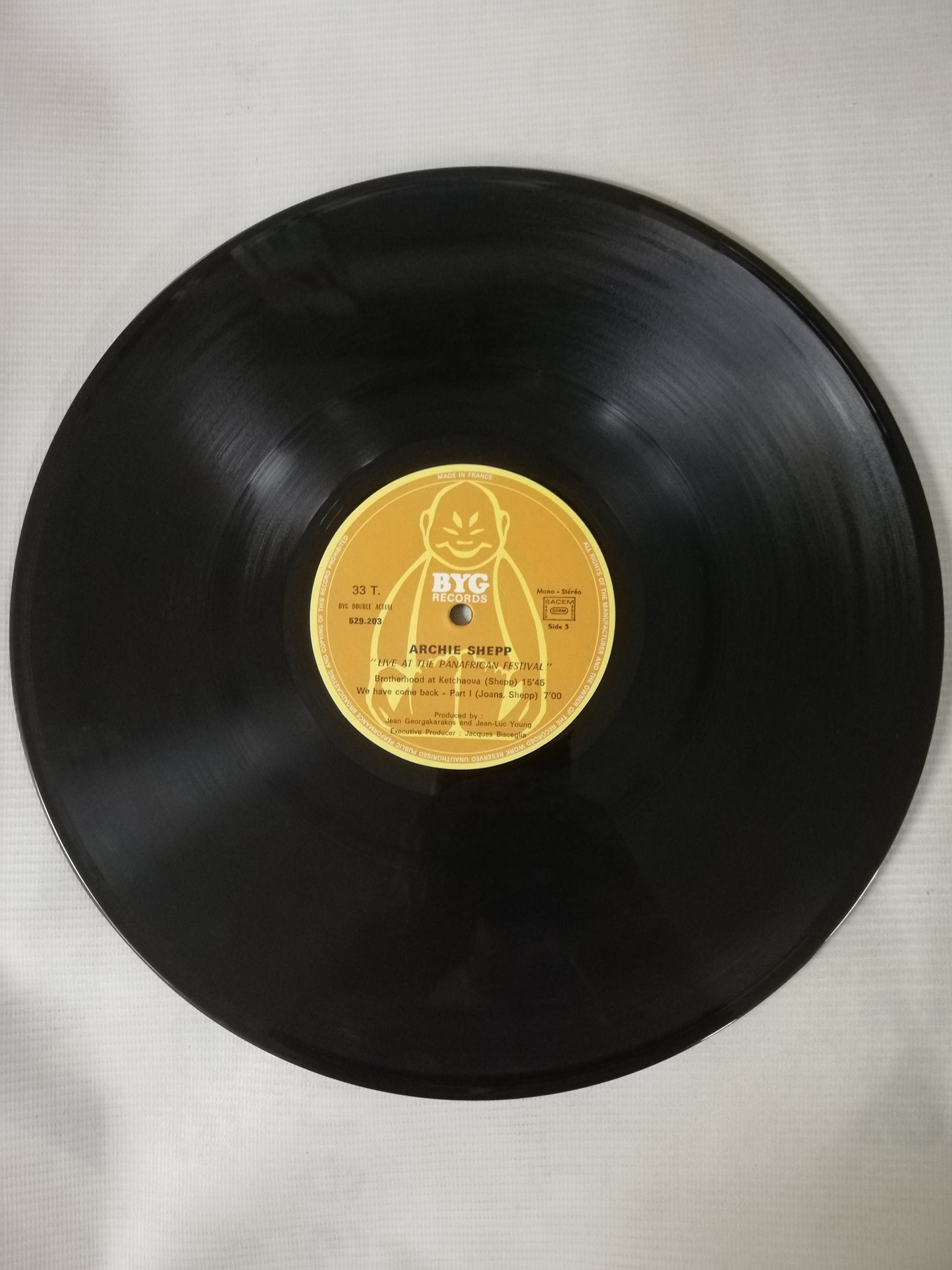 LP ARCHIE SHEPP - YASMINA, A BLACK WOMAN - LIVE AT THE PANAFRICAN FESTIVAL - VINYL X 2