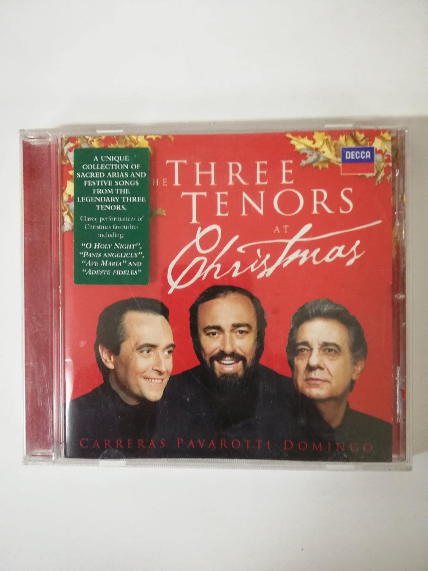 CD CARRERAS / PAVAROTTI / DOMINGO - THE THREES TENORS AT CHRISTMAS