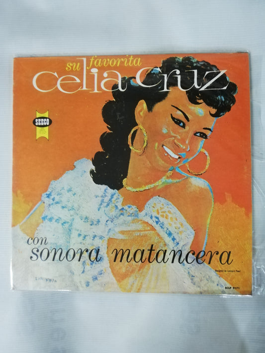 LP CELIA CRUZ - SU FAVORITA CELIA CRUZ CON LA SONORA MATANCERA