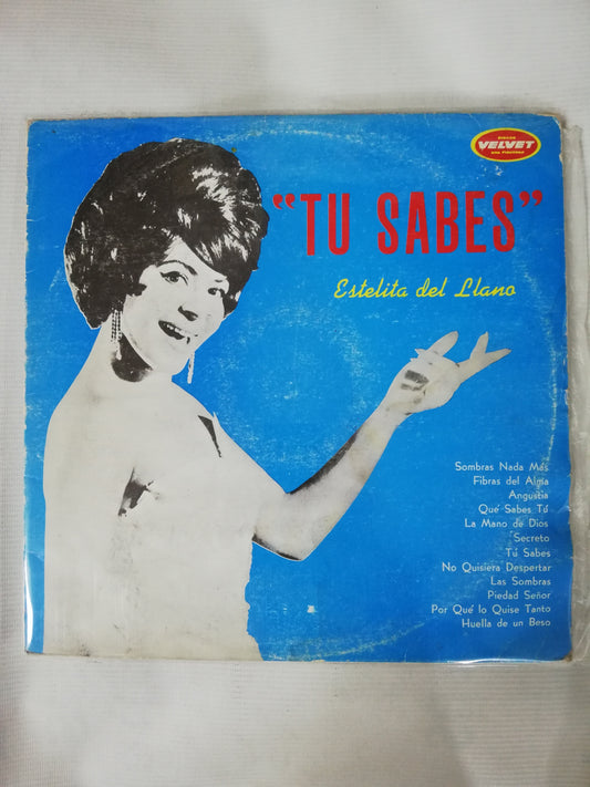 LP ESTELITA DEL LLANO - TU SABES