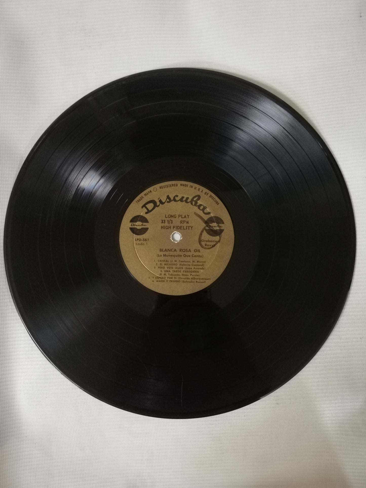 LP BLANCA ROSA GIL - CRISTAL