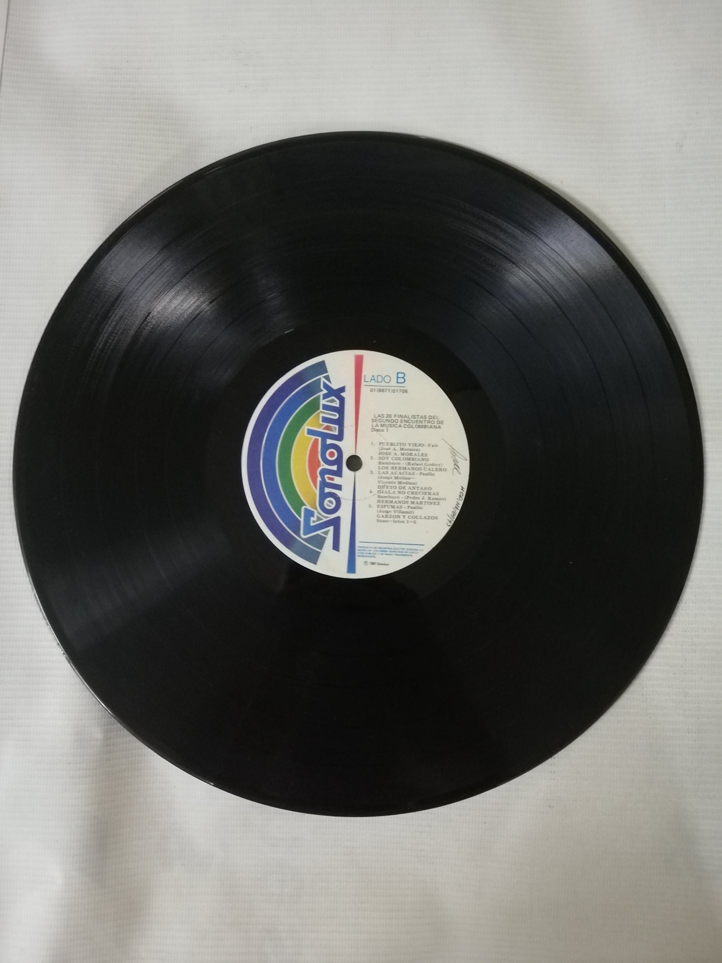 LAS CANCIONES MAS BELLAS DE COLOMBIA - LAS VEINTE CANCIONES FINALISTAS DEL II ENCUENTRO CON LA MÚSICA COLOMBIANA - VINYL X 2