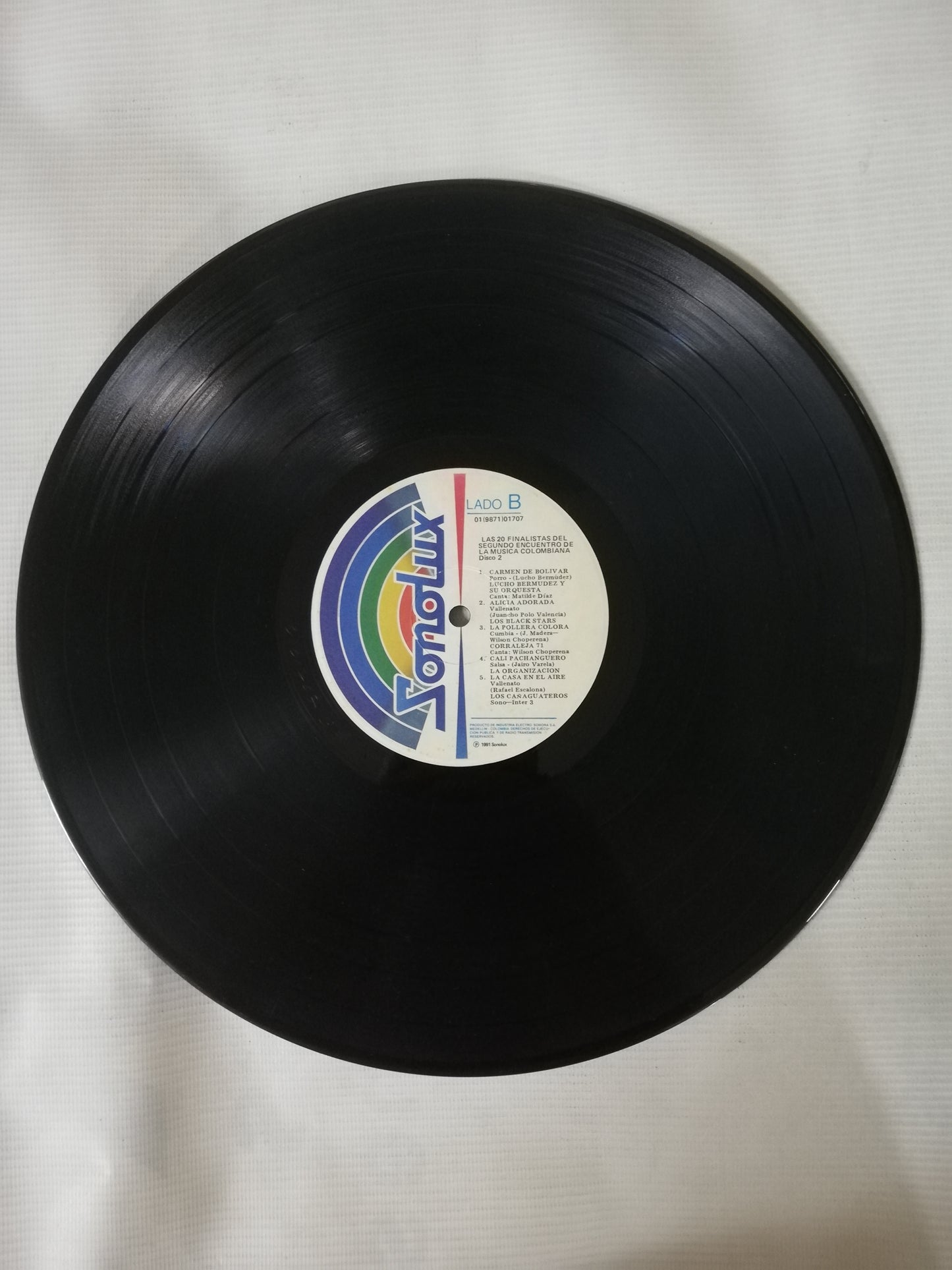 LAS CANCIONES MAS BELLAS DE COLOMBIA - LAS VEINTE CANCIONES FINALISTAS DEL II ENCUENTRO CON LA MÚSICA COLOMBIANA - VINYL X 2