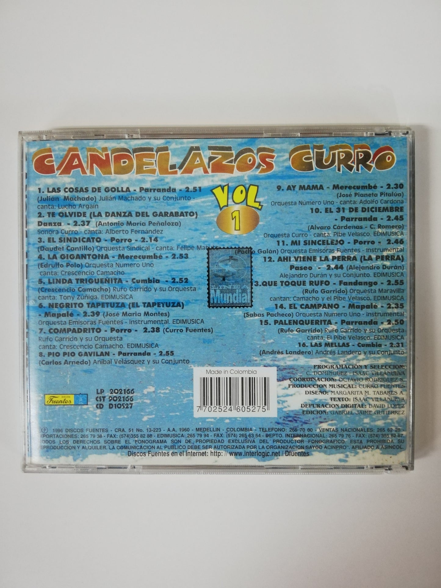 CD CANDELAZOS CURRO - CANDELAZOS CURRO VOL. 1