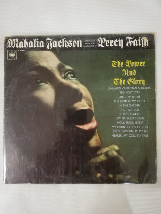 LP MAHALIA JACKSON ORCHESTRA AND CHORUS CONDUCTED BY PERCY FAITH - THE POWER AND THE GLORY
