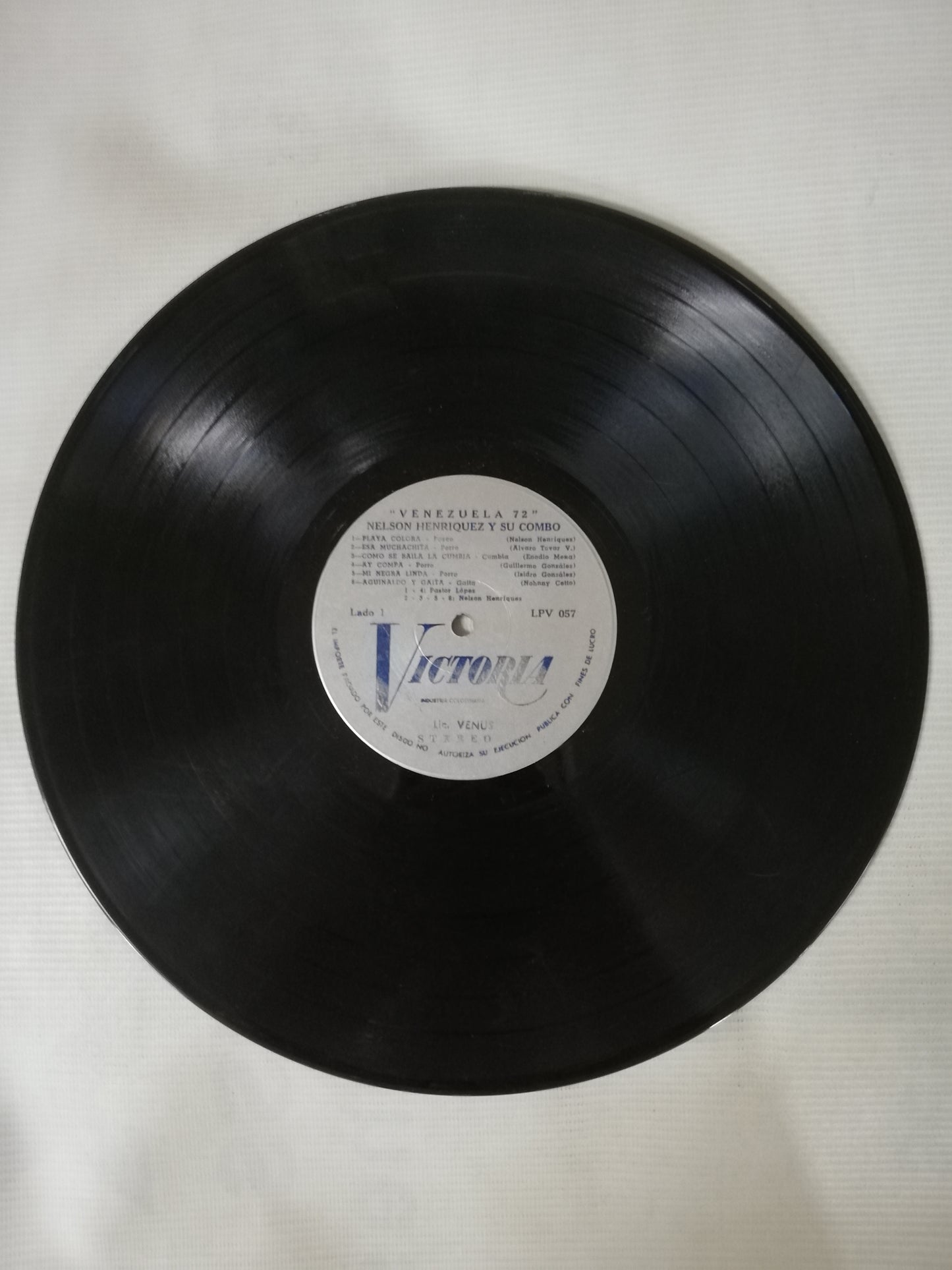 LP NELSON HENRIQUEZ Y SU COMBO - VENEZUELA 72 CON SABOR INTERNACIONAL VOL. 2