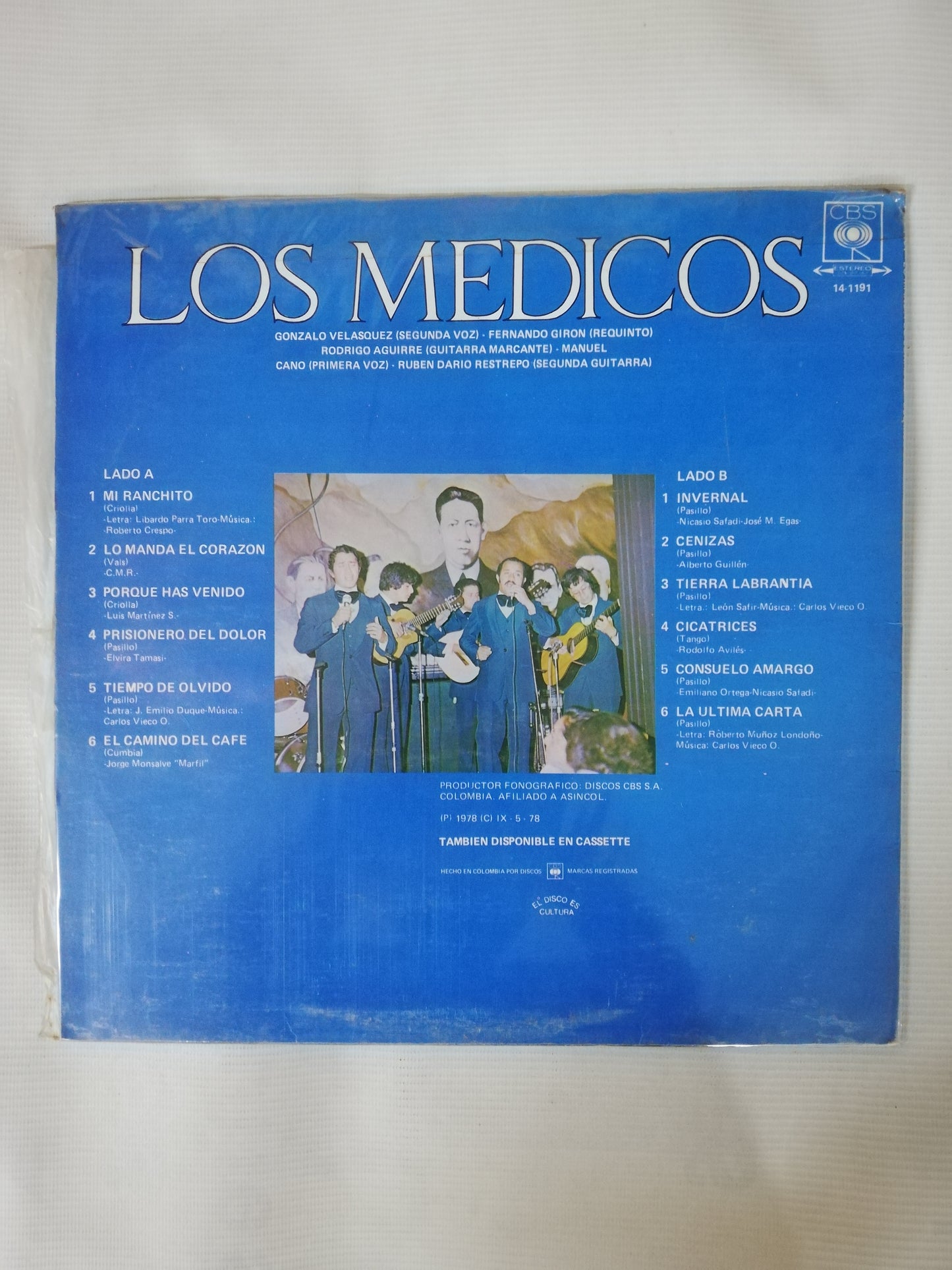 LP LOS MEDICOS - LO MANDA EL CORAZÓN