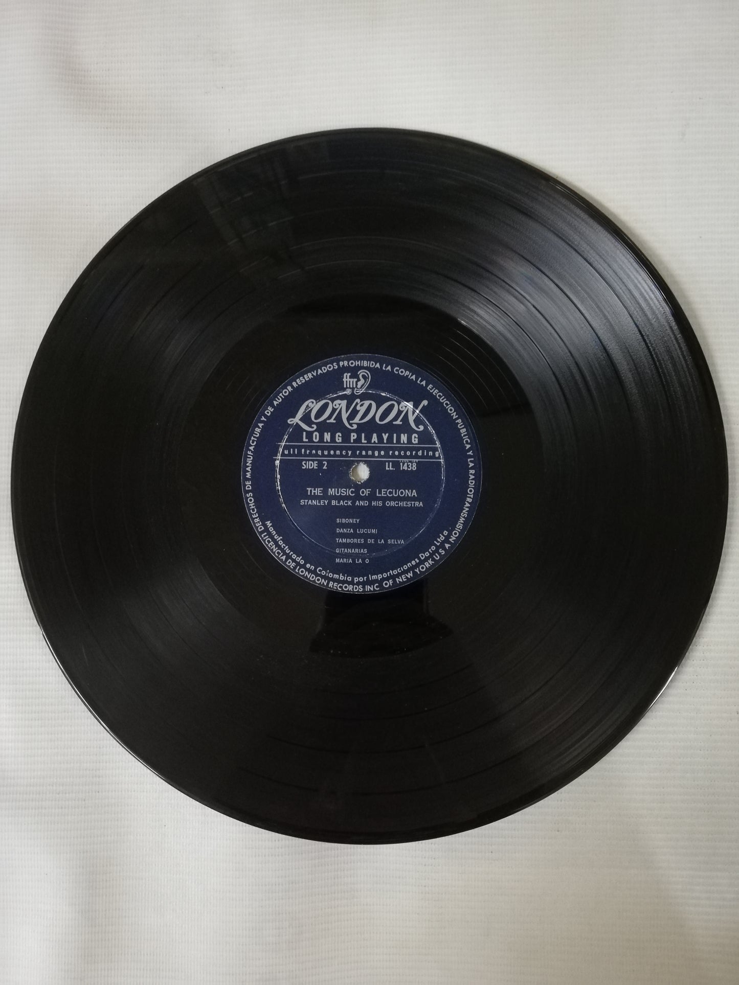 LP STANLEY BLACK AND HIS ORCHESTRA - THE MUSIC OF LECUONA
