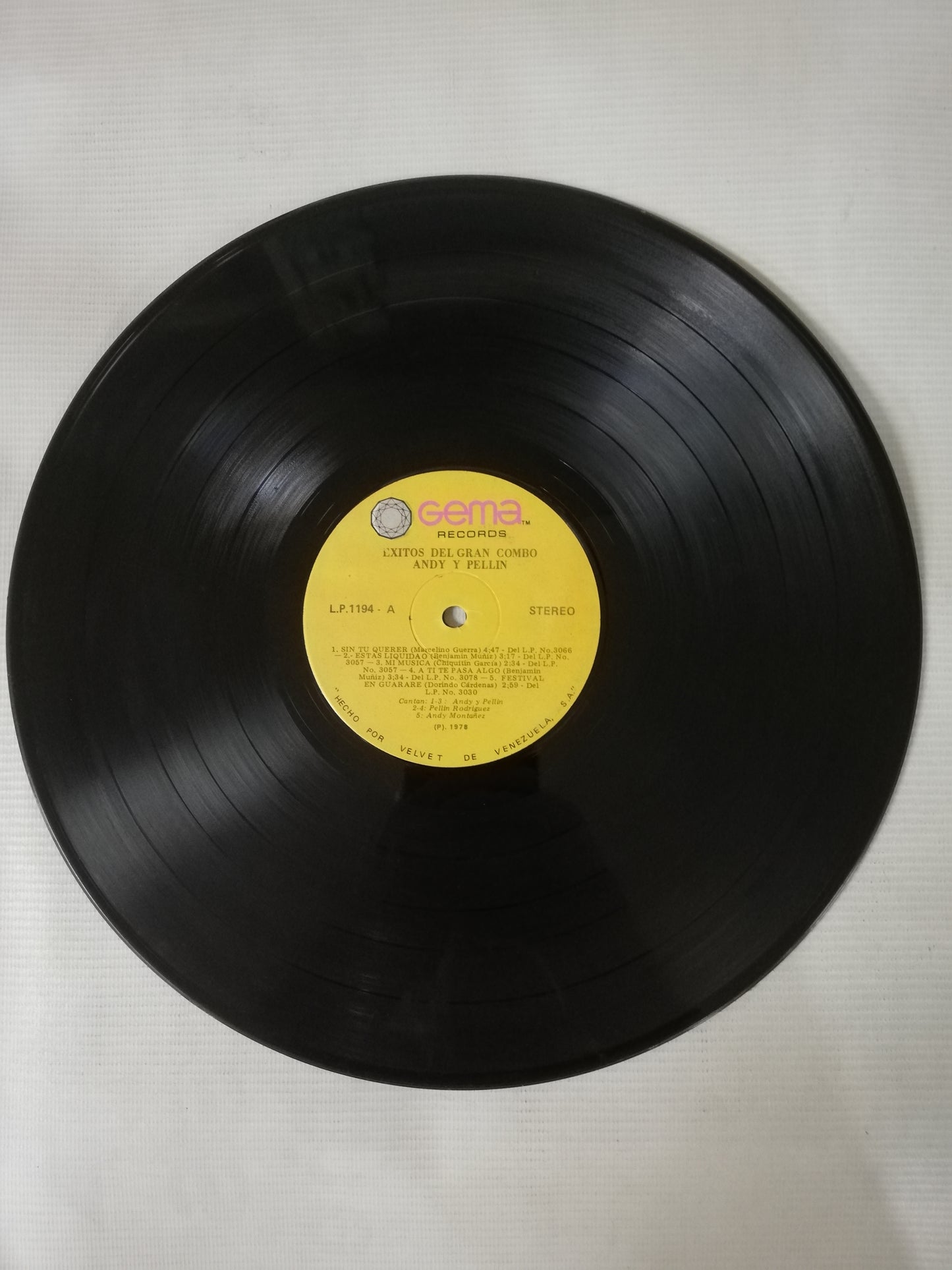 LP EL GRAN COMBO - EXITOS DEL GRAN COMBO CANTA: ANDY MONTAÑEZ Y PELLIN RODRIGUEZ