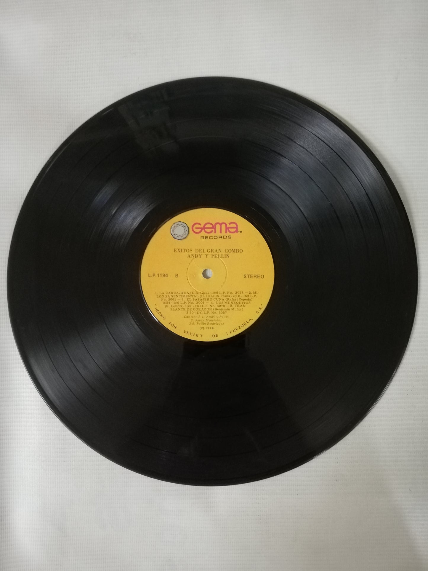 LP EL GRAN COMBO - EXITOS DEL GRAN COMBO CANTA: ANDY MONTAÑEZ Y PELLIN RODRIGUEZ