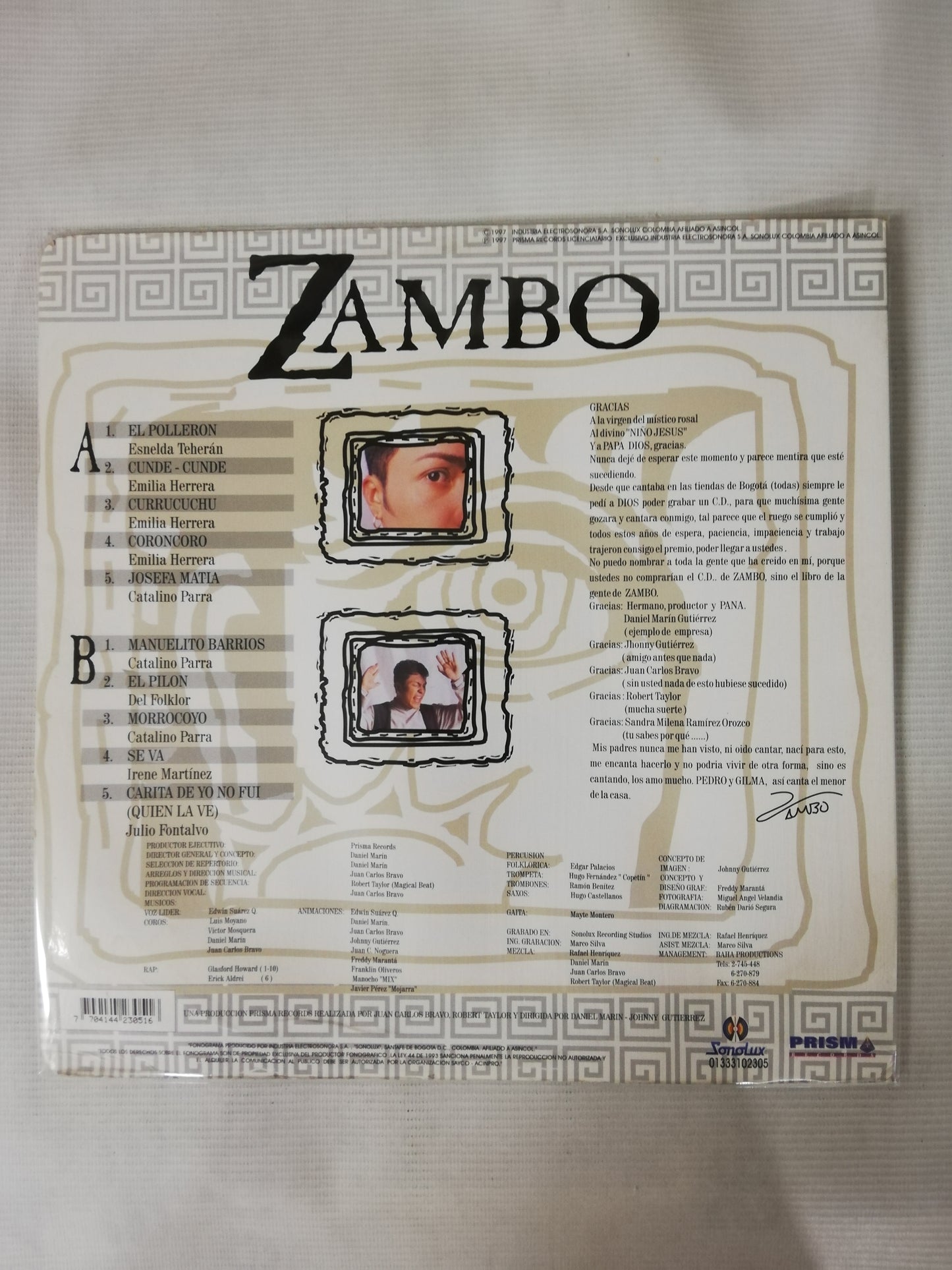 LP ZAMBO - AMÉRICA MESTIZA