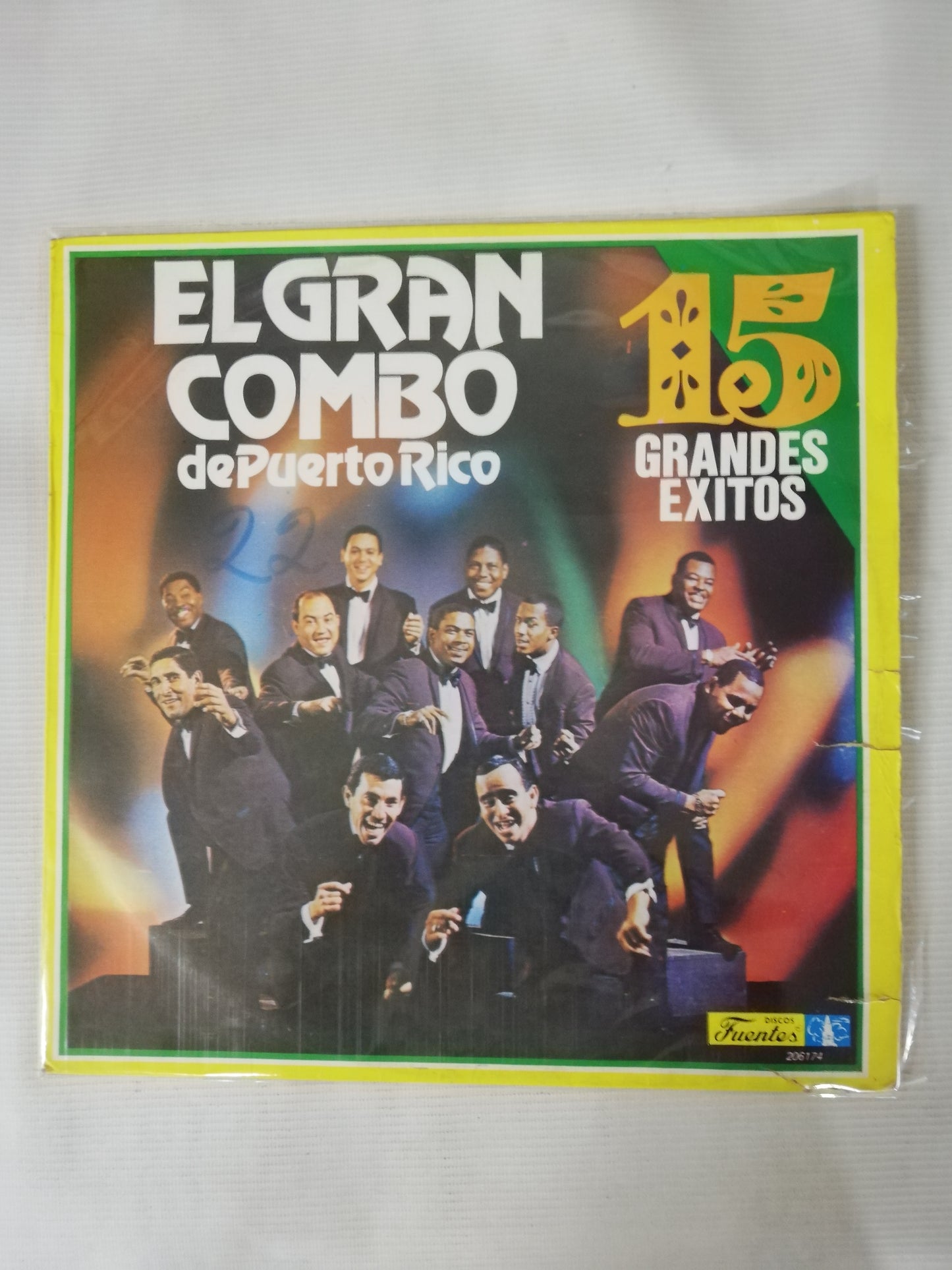 LP EL GRAN COMBO DE PUERTO RICO - 15 GRANDES EXITOS