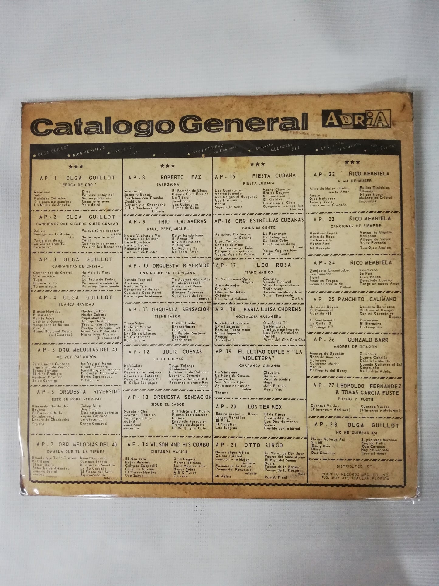 LP OLGA GUILLOT - CAMPANITAS DE CRISTAL