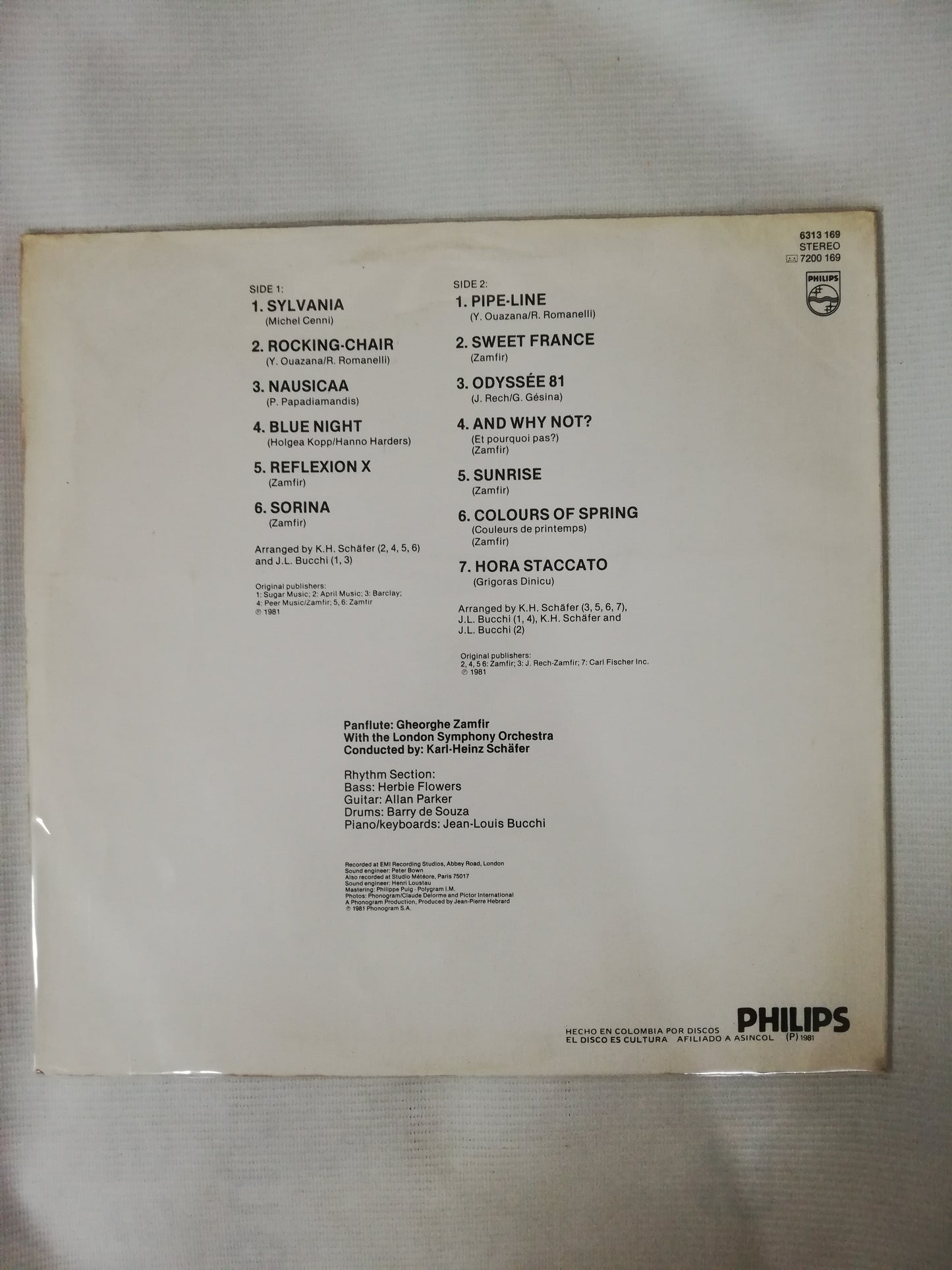 LP ZAMFIR AND LONDON SYMPHONY ORCHESTRA - ROCKING CHAIR