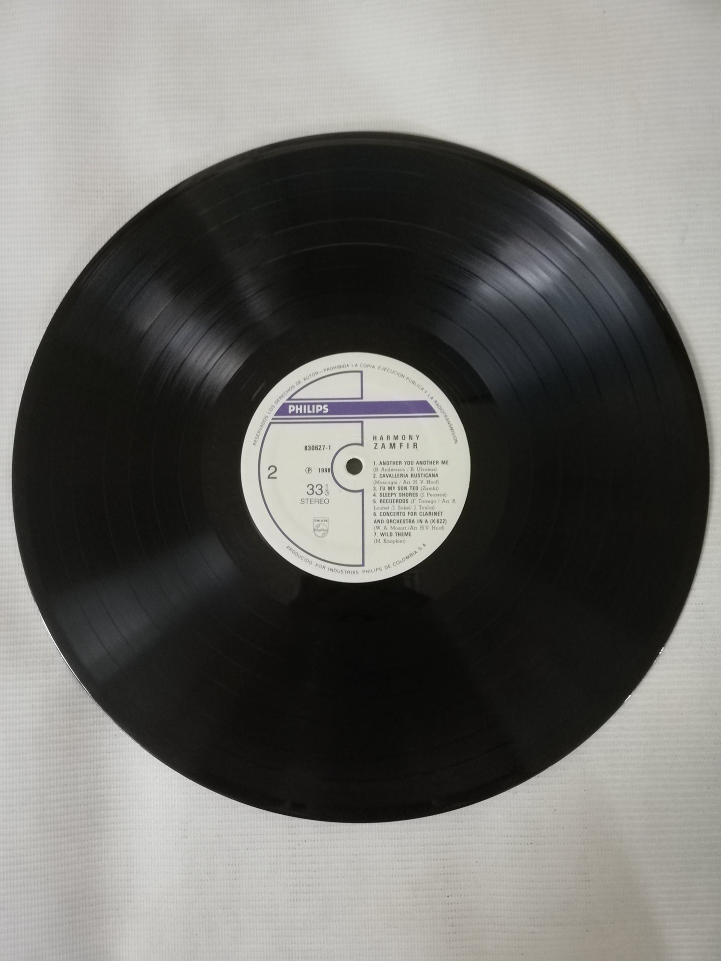 LP ZAMFIR - HARMONY - ORCHESTRA CONDUCTED AND ARRANGED BY HARRY VAN HOOF