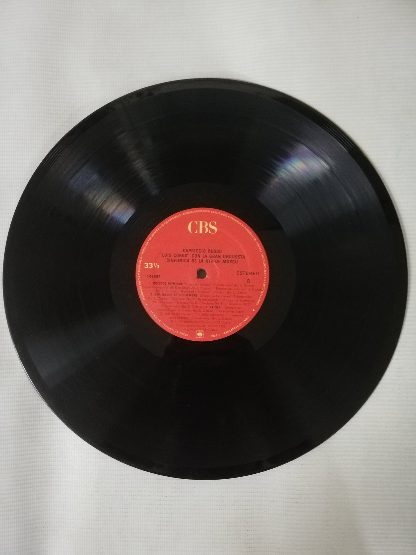 LP LUIS COBOS CON LA GRAN ORQUESTA SINFONICA DE RTV DE MOSCU - CAPRICCIO RUSSO
