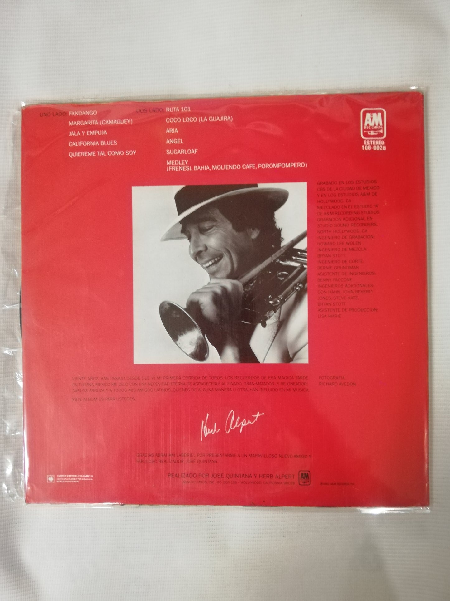 LP HERB ALPERT - FANDANGO