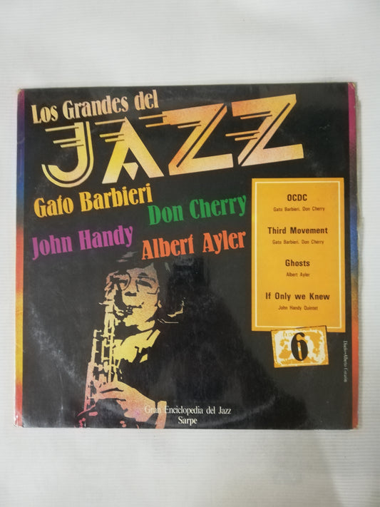 LP GATO BARBIERI / DON CHERRY / JOHN HANDRY / ALBERT AYLER - LOS GRANDES DEL JAZZ VOL. 6