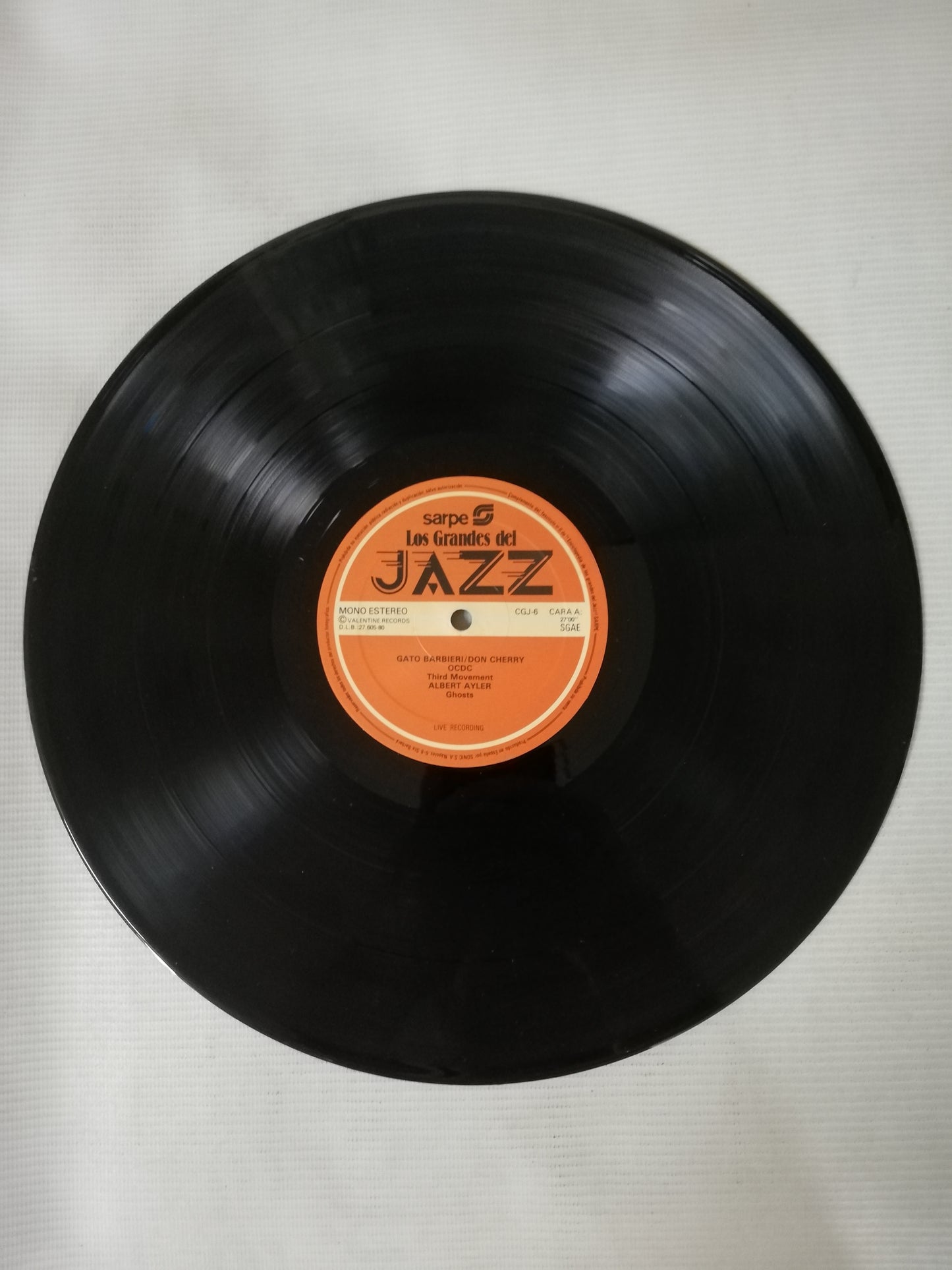 LP GATO BARBIERI / DON CHERRY / JOHN HANDRY / ALBERT AYLER - LOS GRANDES DEL JAZZ VOL. 6